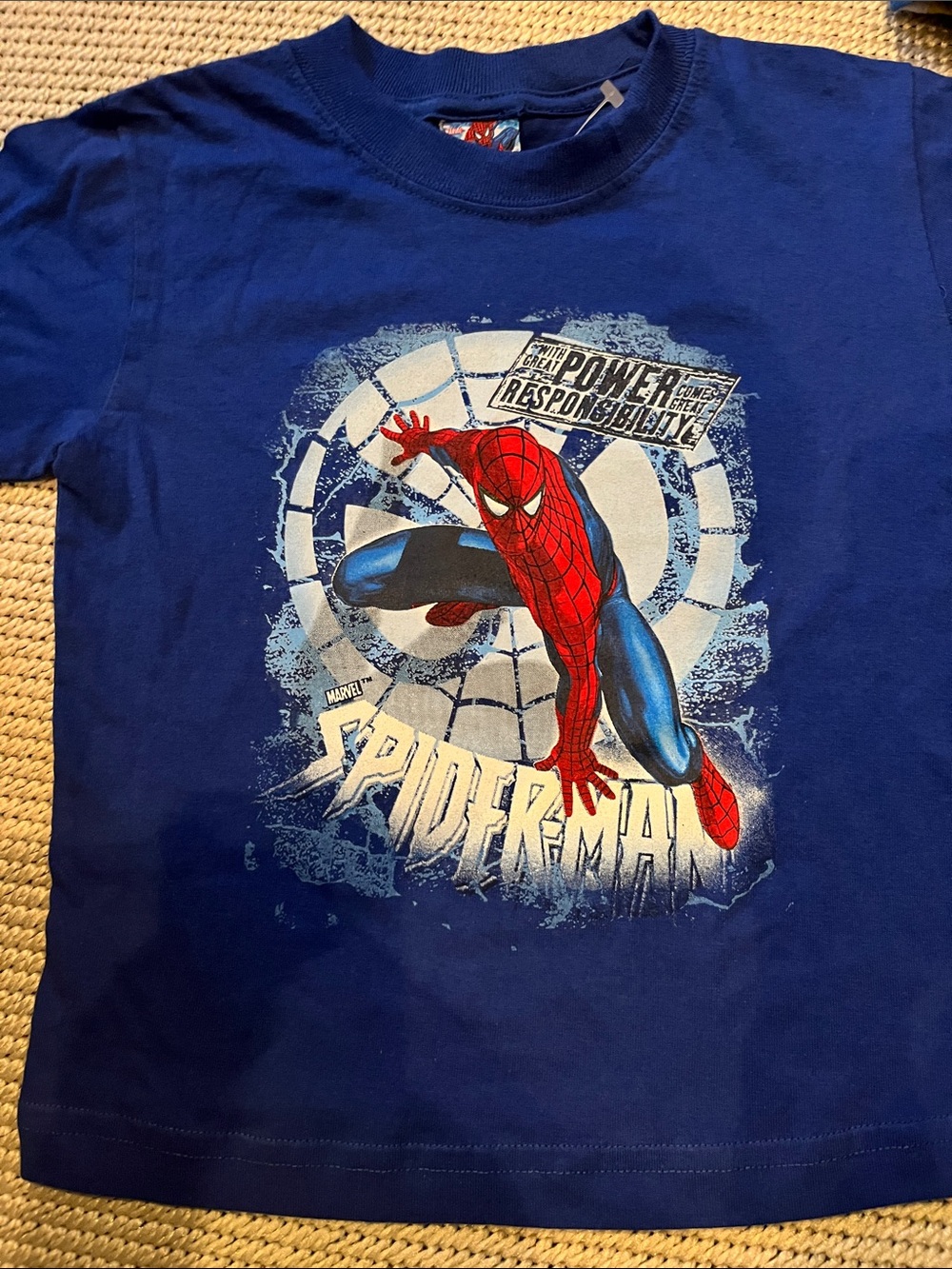 T-shirt Spider-Man boys size 4 cotton Extreme Concepts, LLC